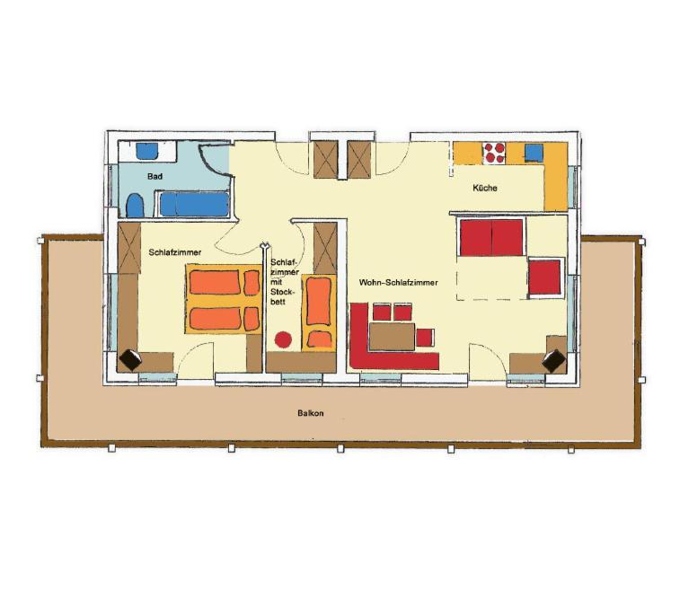 Apart Ideal Lermoos Quarto foto