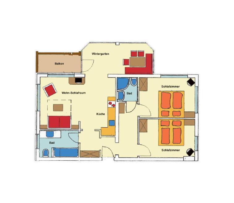 Apart Ideal Lermoos Quarto foto