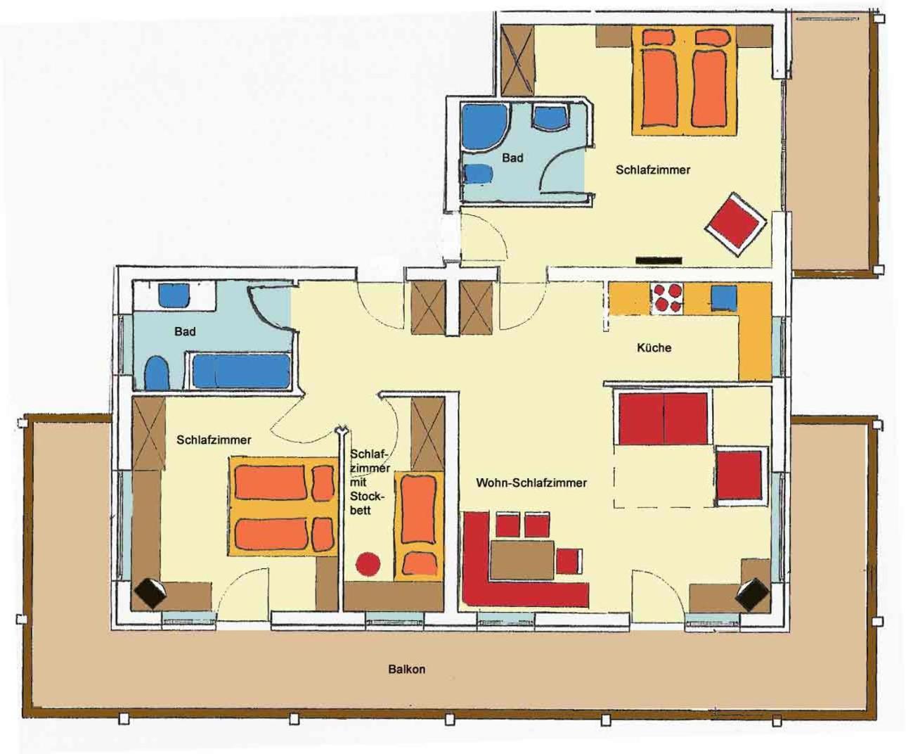 Apart Ideal Lermoos Quarto foto